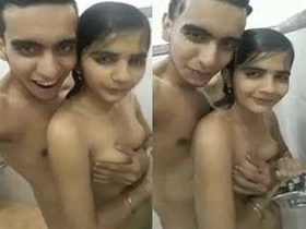 Red-hot honey luvs bathroom lovemaking