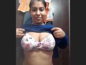 Lovely girl flaunts her immense