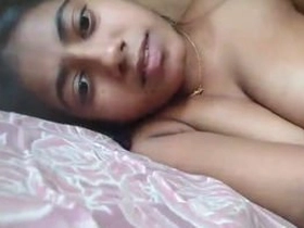A youthful and cool gal flaunts her