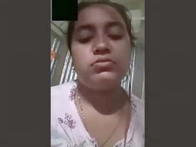 Buxomy female flaunts her  in a