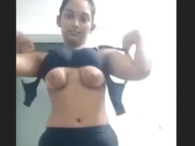 Uber-cute desi bhabi fingerblasting