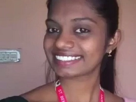 Tamil damsel from St. Benedict Academy's MMS tagged flick