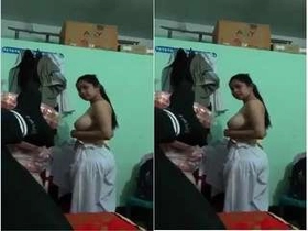 After sex, a cute-looking nymph in