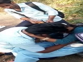 Desi school college girls engage in