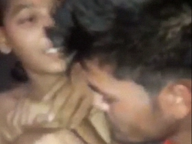 Desi lovers in romantic music vid with