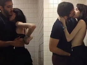 Marina Fraga's public shower lovemaking