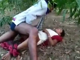Outdoor joy with a lush woman and her bf