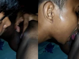 Indian gf indulges in beaver eating