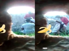 Tamil hump flick featuring outdoor