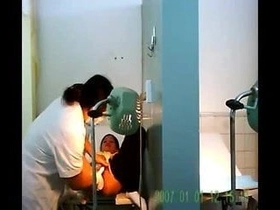 Japanese gynecological exam movie