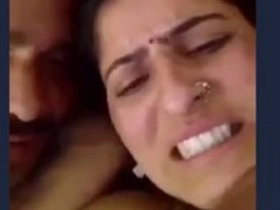 Desi granny's gigantic tits get wrung