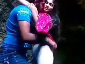 Desi duo  outdoor fuck-a-thon in public