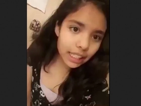 Virginal teenager with fringe gets  in