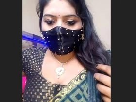 Geeta housewife unclothes bare and