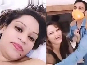 Desi couple's three way in a motel