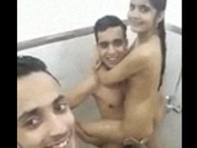 Indian twins indulge in scorching 3 way