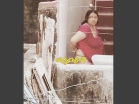 Desi aunty sneaks into shower for a