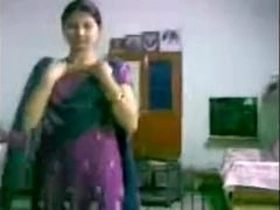 Indian girl's homemade sex gauze