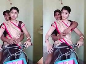 Desi bombshell drains with her paramour