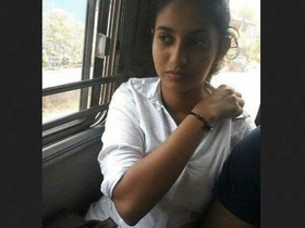 Big-boobed Indian gal in a paid movie