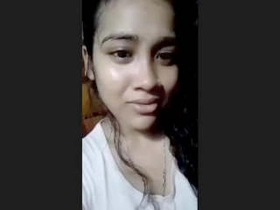 Desi teenage showcases off her