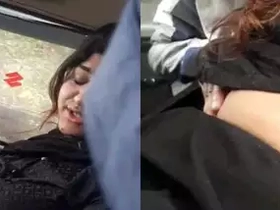 Pakistani gal delectations herself in