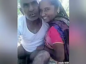 Indian brunette's solo onanism with a