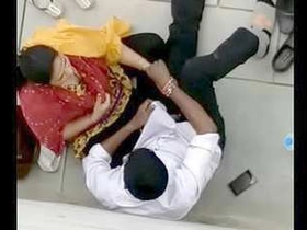 Desi school lady gives a deep throat to