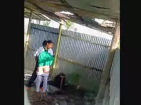 Desi school dame gets ravaged standing