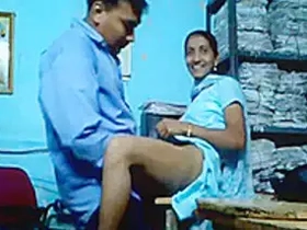Indian office staff pamper in steaming