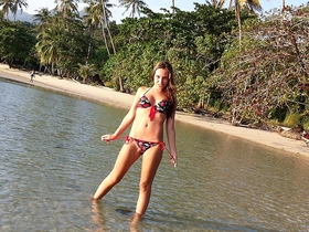 Wondrous beach pornography video
